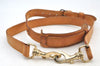 Authentic Louis Vuitton Leather Shoulder Strap Beige 37-47.2" LV K8939