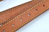 Authentic Louis Vuitton Leather Shoulder Strap Beige 39.4-46.5" LV K8941