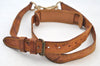 Authentic Louis Vuitton Leather Shoulder Strap Beige 39.8-46.9" LV K8942