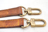 Authentic Louis Vuitton Leather Shoulder Strap Beige 39.8-46.9" LV K8942