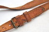 Authentic Louis Vuitton Leather Shoulder Strap Beige 39.8-46.9" LV K8942