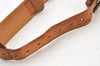 Authentic Louis Vuitton Leather Shoulder Strap Beige 39.8-46.9" LV K8942