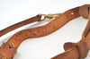 Authentic Louis Vuitton Leather Shoulder Strap Beige 39.8-46.9" LV K8942