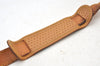 Authentic Louis Vuitton Leather Shoulder Strap Beige 39.8-46.9" LV K8942