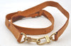 Authentic Louis Vuitton Leather Shoulder Strap Beige 5.4-42.5" LV K8947