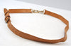 Authentic Louis Vuitton Leather Shoulder Strap Beige 5.4-42.5" LV K8947