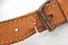 Authentic Louis Vuitton Leather Shoulder Strap Beige 5.4-42.5" LV K8947