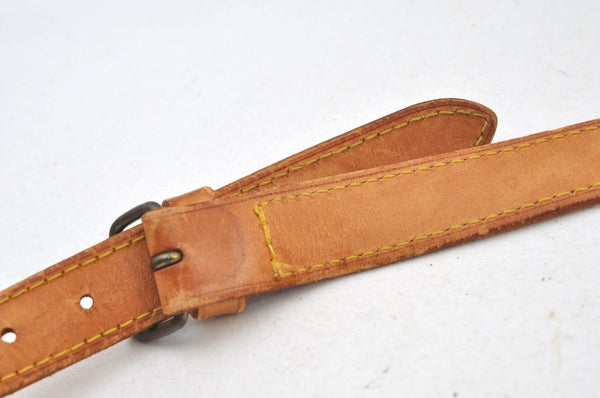 Authentic Louis Vuitton Leather Shoulder Strap Beige 36.2-43.3" LV K8950