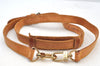 Authentic Louis Vuitton Leather Shoulder Strap Beige 42.5-49.6" LV K8951