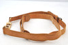 Authentic Louis Vuitton Leather Shoulder Strap Beige 42.5-49.6" LV K8951