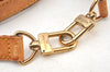 Authentic Louis Vuitton Leather Shoulder Strap Beige 42.5-49.6" LV K8951