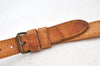 Authentic Louis Vuitton Leather Shoulder Strap Beige 42.5-49.6" LV K8951