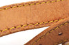 Authentic Louis Vuitton Leather Shoulder Strap Beige 42.5-49.6" LV K8951