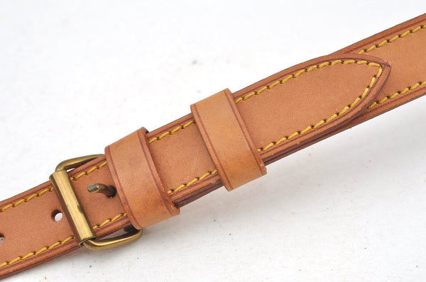 Authentic Louis Vuitton Leather Shoulder Strap Beige 35-42.1" LV K8952