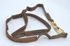 Authentic Louis Vuitton Leather Shoulder Strap Beige LV Junk 2set K8955