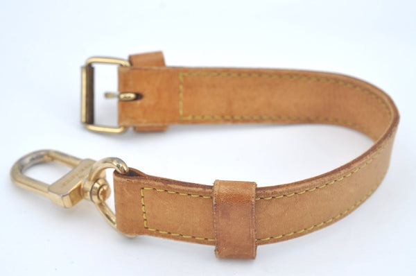 Authentic Louis Vuitton Leather Shoulder Strap Beige LV Junk 2set K8955