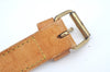 Authentic Louis Vuitton Leather Shoulder Strap Beige LV Junk 2set K8955