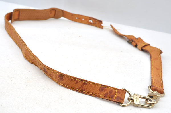 Authentic Louis Vuitton Leather Shoulder Strap Beige 40.9-48" LV Junk K8956