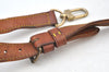 Authentic Louis Vuitton Leather Shoulder Strap Beige 35.4-42.5" LV K8958