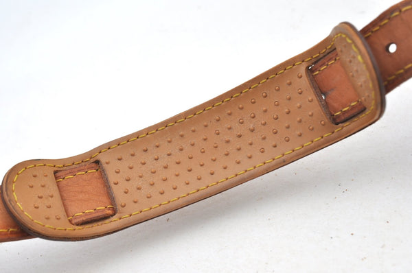 Authentic Louis Vuitton Leather Shoulder Strap Beige 35.4-42.5" LV K8958