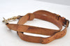 Authentic Louis Vuitton Leather Shoulder Strap Beige 40.9-48" LV K8960