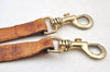 Authentic Louis Vuitton Leather Shoulder Strap Beige 40.9-48" LV K8960