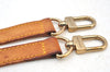 Authentic Louis Vuitton Leather Shoulder Strap Beige 40.6-46.1" LV K8961