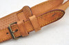 Authentic Louis Vuitton Leather Shoulder Strap Beige 40.6-46.1" LV K8961