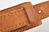 Authentic Louis Vuitton Leather Shoulder Strap Beige 40.6-46.1" LV K8961