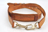 Authentic Louis Vuitton Leather Shoulder Strap Beige 36.2-43.3" LV K8963