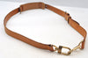 Authentic Louis Vuitton Leather Shoulder Strap Beige 35.4-42.5" LV K8964