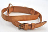 Authentic Louis Vuitton Leather Shoulder Strap Beige 39.8-46.9" LV K8967