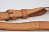 Authentic Louis Vuitton Leather Shoulder Strap Beige 39.8-46.9" LV K8967