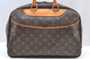 Authentic Louis Vuitton Monogram Deauville Hand Bag M47270 LV Junk K8977