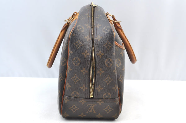 Authentic Louis Vuitton Monogram Deauville Hand Bag M47270 LV Junk K8977