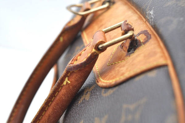 Authentic Louis Vuitton Monogram Deauville Hand Bag M47270 LV Junk K8977