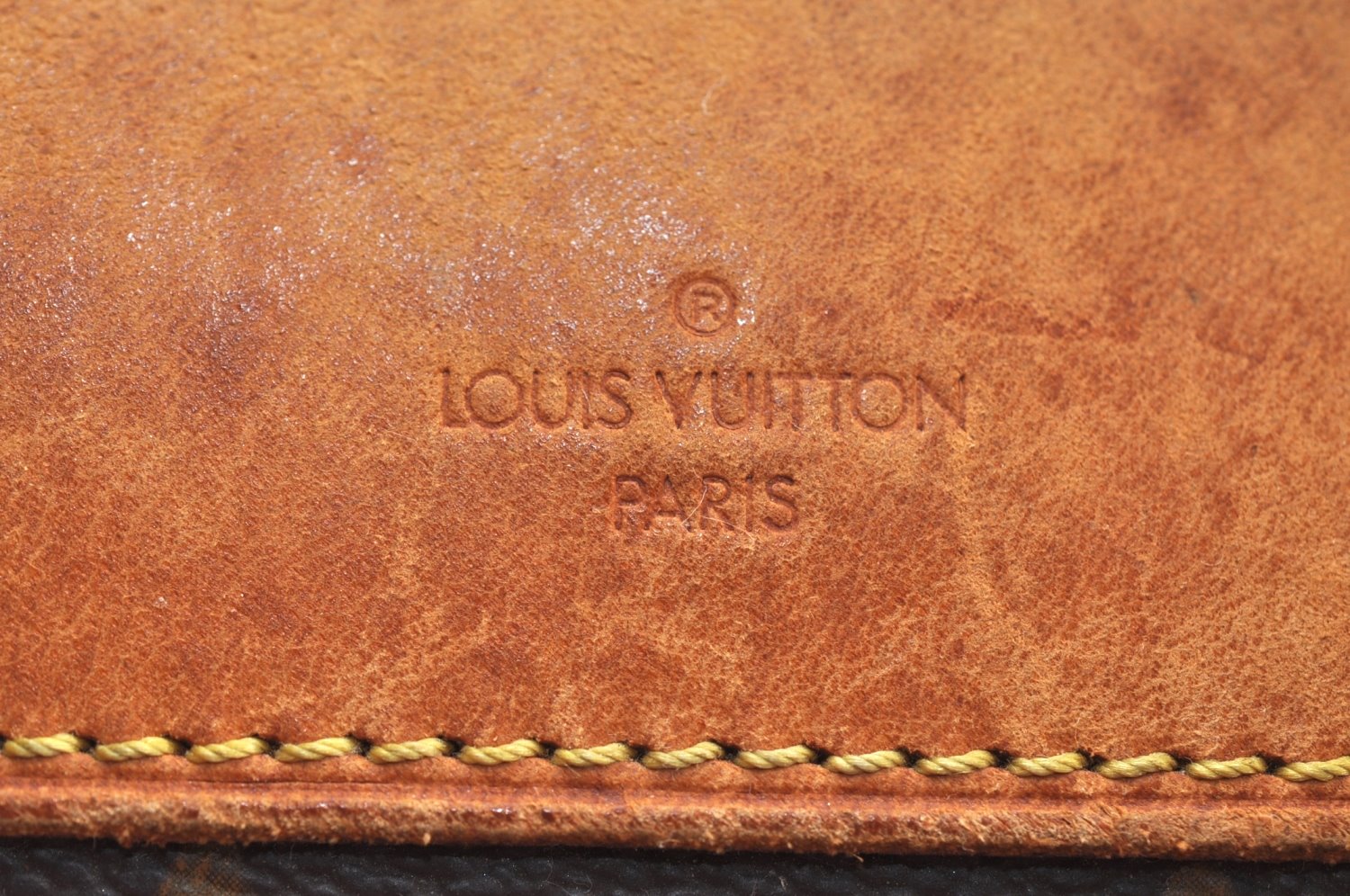 Authentic Louis Vuitton Monogram Deauville Hand Bag M47270 LV Junk K8977