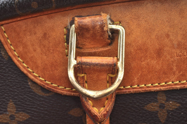 Authentic Louis Vuitton Monogram Deauville Hand Bag M47270 LV Junk K8977