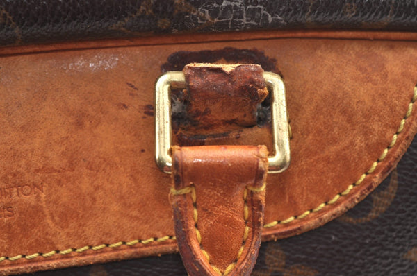 Authentic Louis Vuitton Monogram Deauville Hand Bag M47270 LV Junk K8977