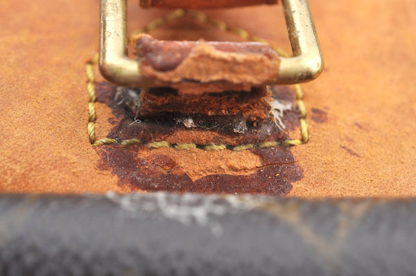 Authentic Louis Vuitton Monogram Deauville Hand Bag M47270 LV Junk K8977