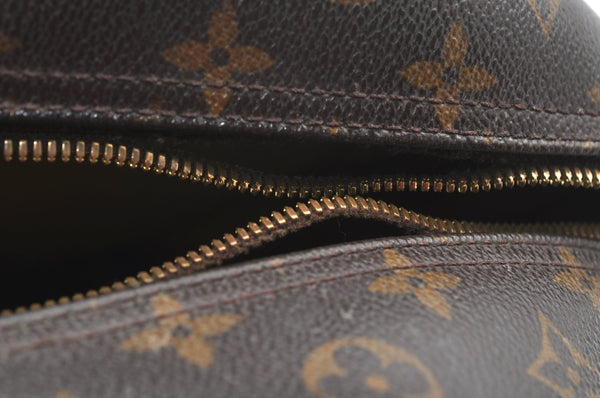 Authentic Louis Vuitton Monogram Deauville Hand Bag M47270 LV Junk K8977