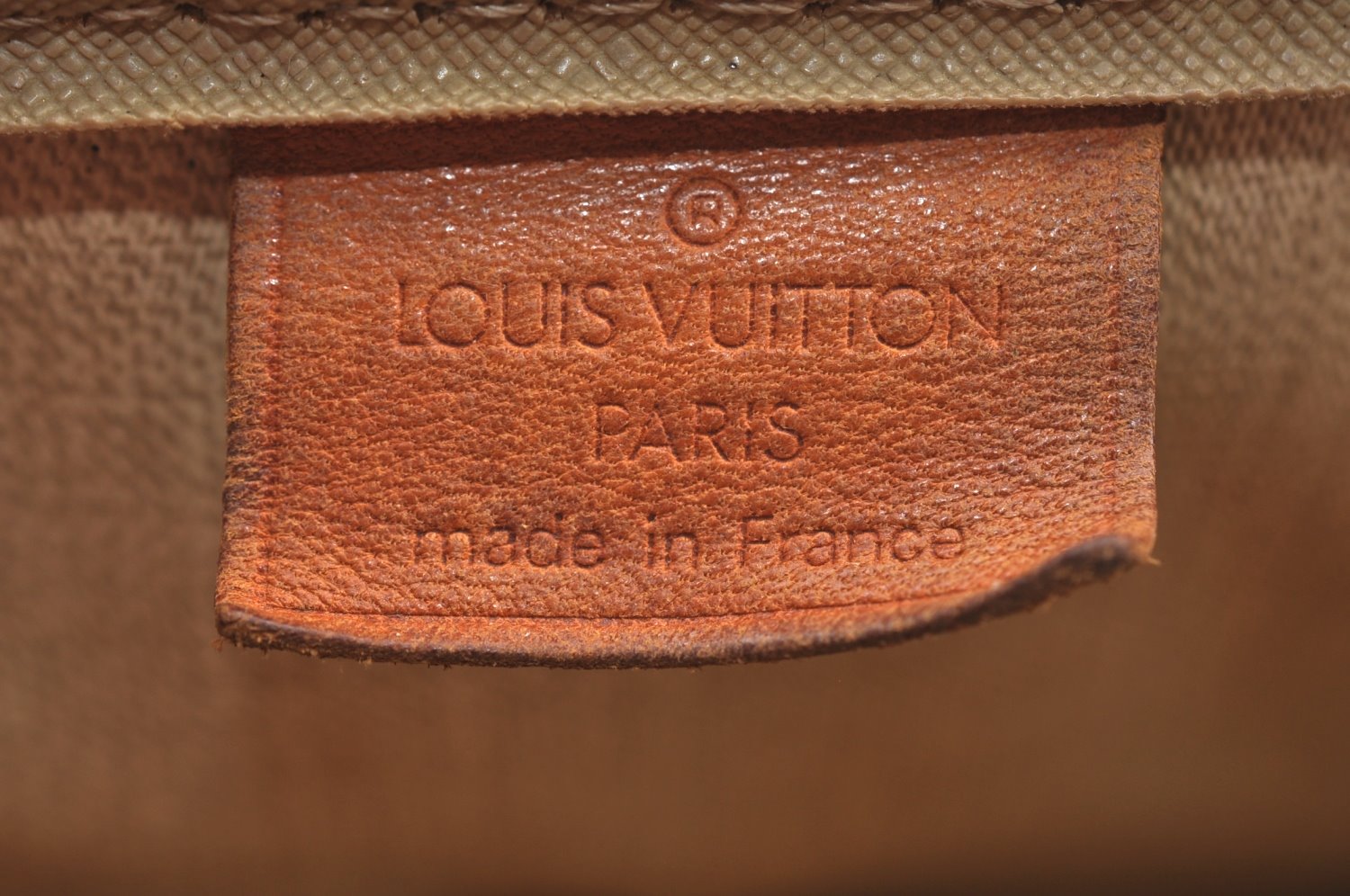 Authentic Louis Vuitton Monogram Deauville Hand Bag M47270 LV Junk K8977