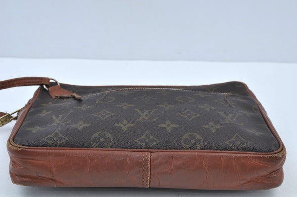 Authentic Louis Vuitton Monogram Sac Sport Travel Hand Bag Old Model LV K8981