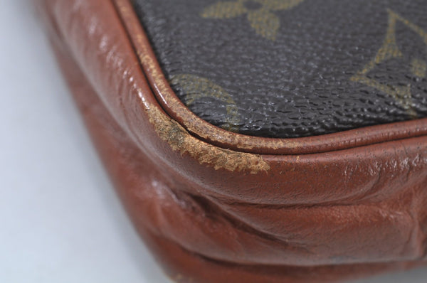 Authentic Louis Vuitton Monogram Sac Sport Travel Hand Bag Old Model LV K8981