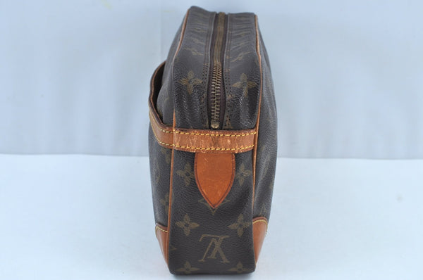 Authentic Louis Vuitton Monogram Compiegne 28 Clutch Hand Bag M51845 LV K8984