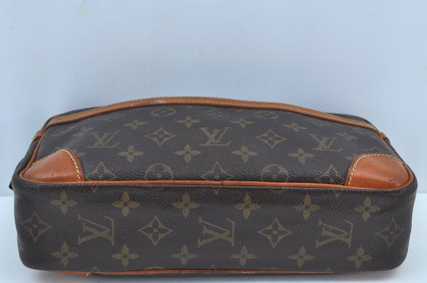 Authentic Louis Vuitton Monogram Compiegne 28 Clutch Hand Bag M51845 LV K8984