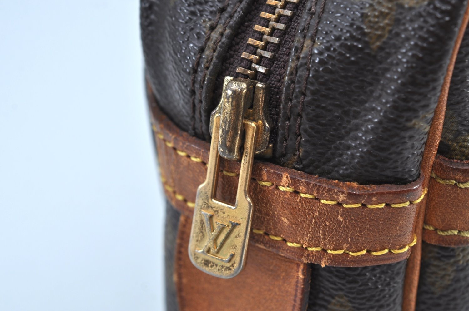 Authentic Louis Vuitton Monogram Compiegne 28 Clutch Hand Bag M51845 LV K8984