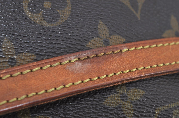 Authentic Louis Vuitton Monogram Compiegne 28 Clutch Hand Bag M51845 LV K8984