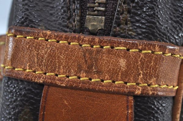 Authentic Louis Vuitton Monogram Compiegne 28 Clutch Hand Bag M51845 LV K8984