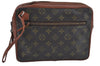 Authentic Louis Vuitton Monogram Pochette Sport Clutch Bag Old Model Junk K8985